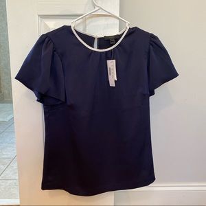 Jcrew silk top size 2